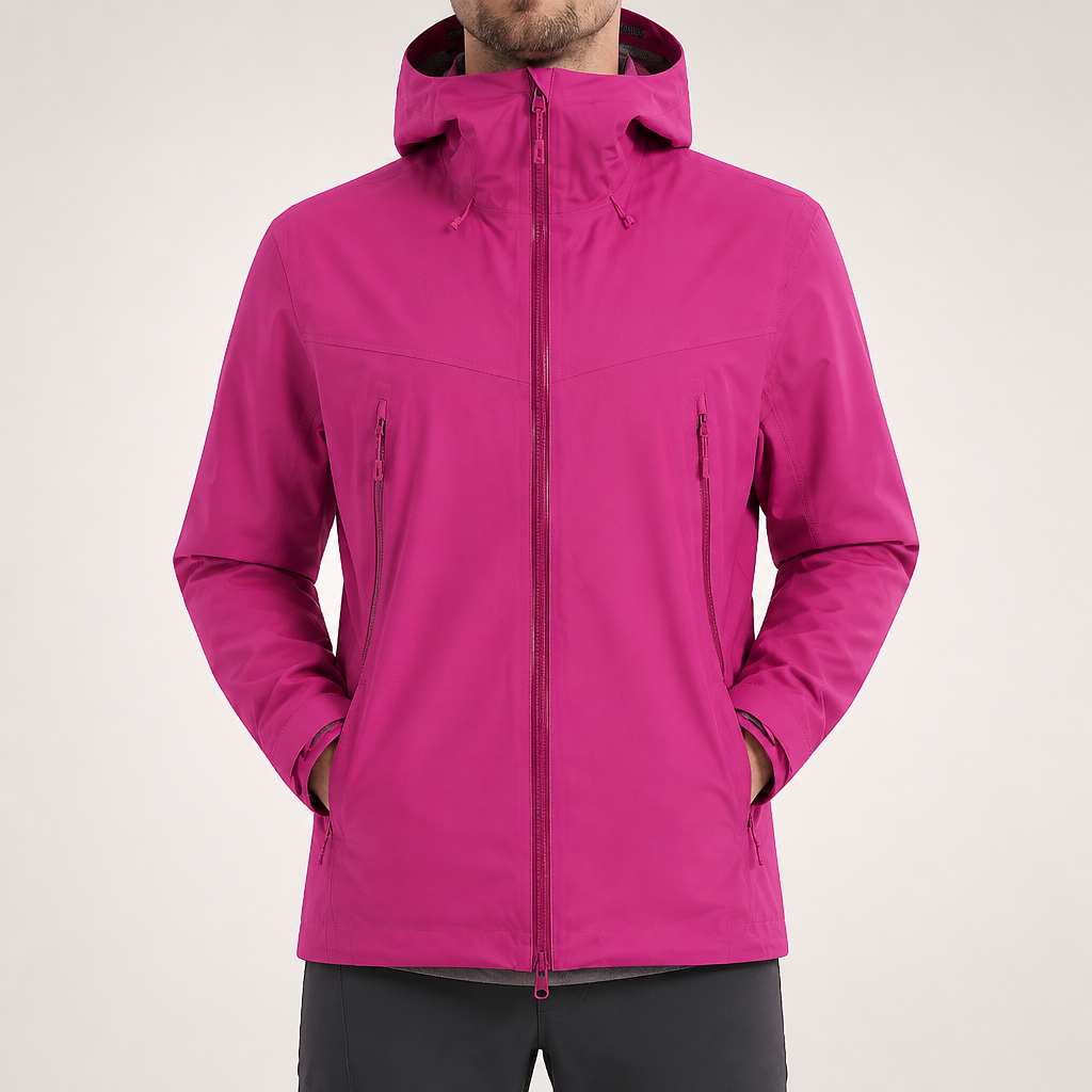 Ines | Mens Waterproof Jacket Hardshell Windproof Mountaineering Outdoor Coat, Design 2