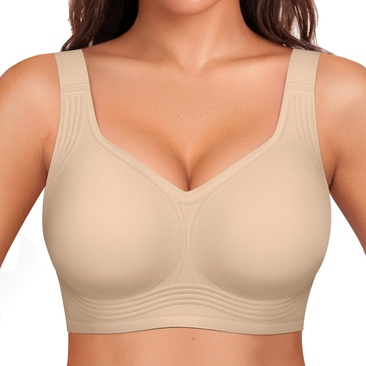 Ines | Womens Wireless Seamless Full Coverage Bra Lingerie - 5