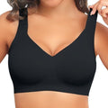 Ines | Womens Wireless Seamless Full Coverage Bra Lingerie - Black