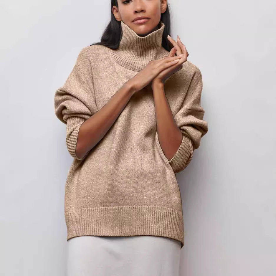 Ingrid | Womens Turtleneck Knitted Jumper - 3