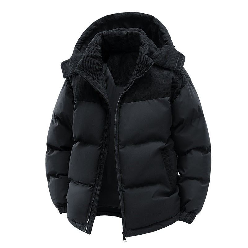 Ira | Mens Padded Fleece Lined Winter Warm Quilted Puffer Jacket - 3