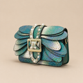 Isolde | Womens Crossbody Bag Chain Shoulder Small Square Bag, Green