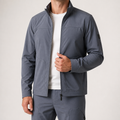 Ivar | Mens Waterproof Jacket Trousers Set Hooded Windproof Outdoor Suit, Gray