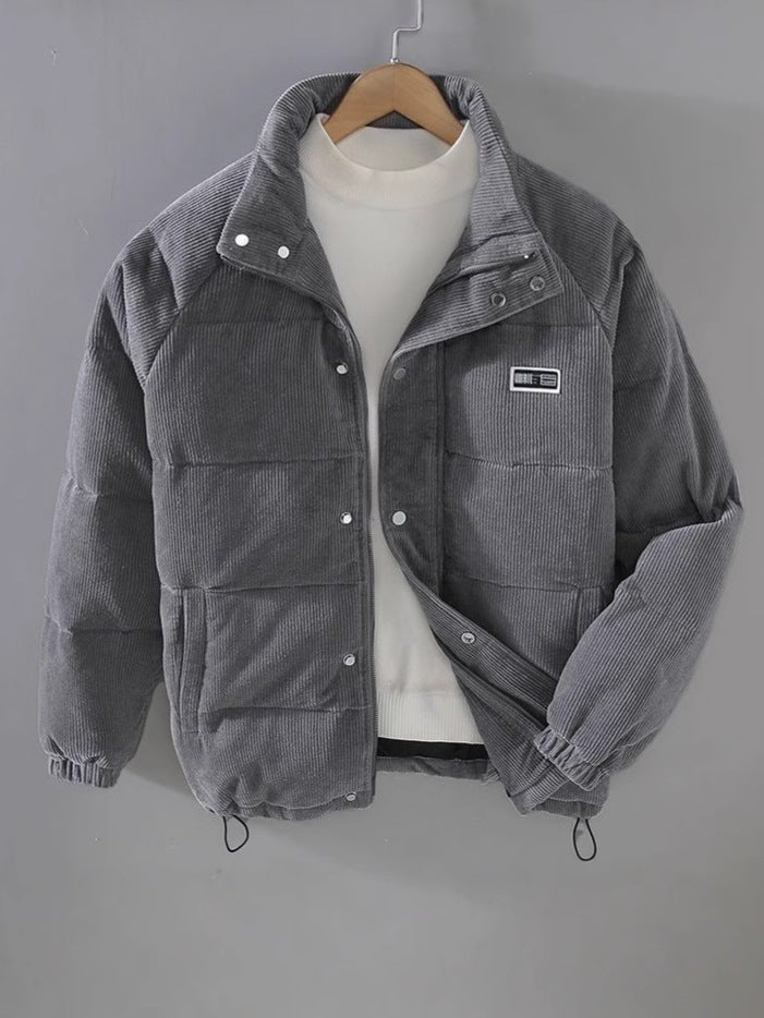 Jarvis | Mens Corduroy Padded Winter Soft Shell Jacket - 3