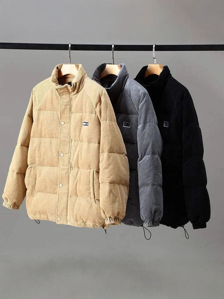Jarvis | Mens Corduroy Padded Winter Soft Shell Jacket - 5