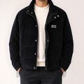 Jarvis | Mens Corduroy Padded Winter Soft Shell Jacket, Black