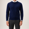 Jethro | Mens Casual Slim Fit Knitted Round Neck Pullover Sweater, Customizable