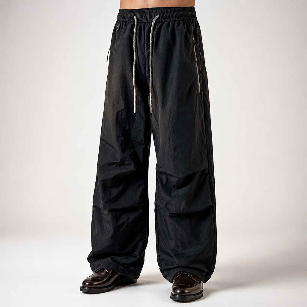 Kaspar | Mens Walking Trousers Quick Dry Lightweight Outdoor Hiking Pants, Black
