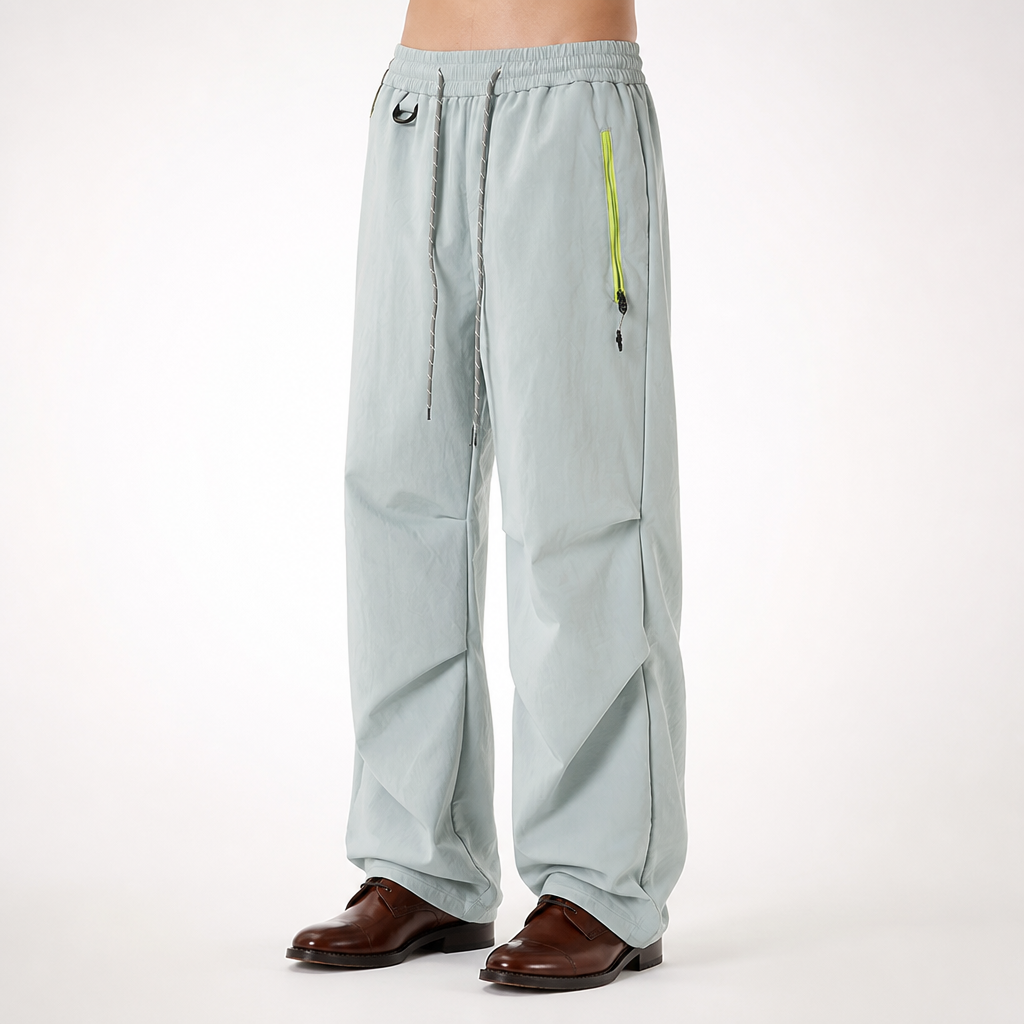 Kaspar | Mens Walking Trousers Quick Dry Lightweight Outdoor Hiking Pants, Grey Blue