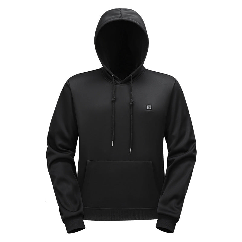 Kass | Mens Smart Heated Hooded Sweatshirt Winter Jacket - 5