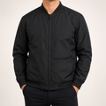 Lachlan | Mens Padded Puffer Winter Warm Casual Jacket, Black