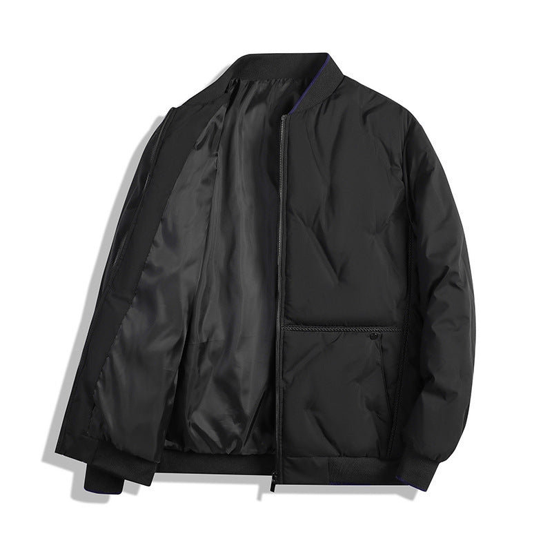 Lachlan | Mens Padded Puffer Winter Warm Casual Jacket - Black