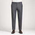 Lachlan Slim Fit Smart Trousers - Dark Gray