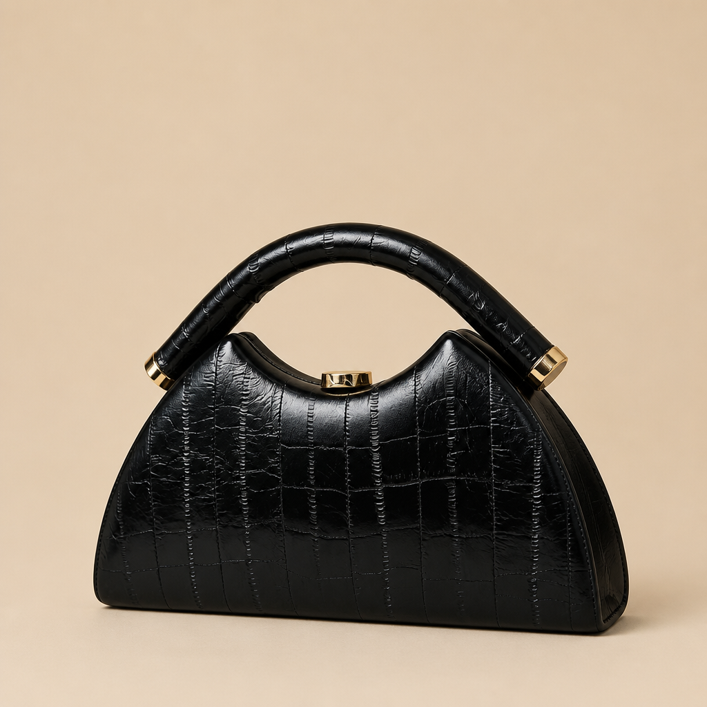 Liesl | Womens Handbag Shoulder Crossbody Evening Bag, Black