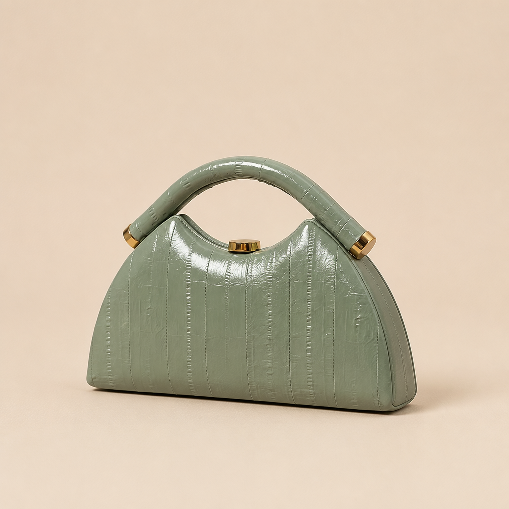 Liesl | Womens Handbag Shoulder Crossbody Evening Bag, Design 2 (Sage Green)