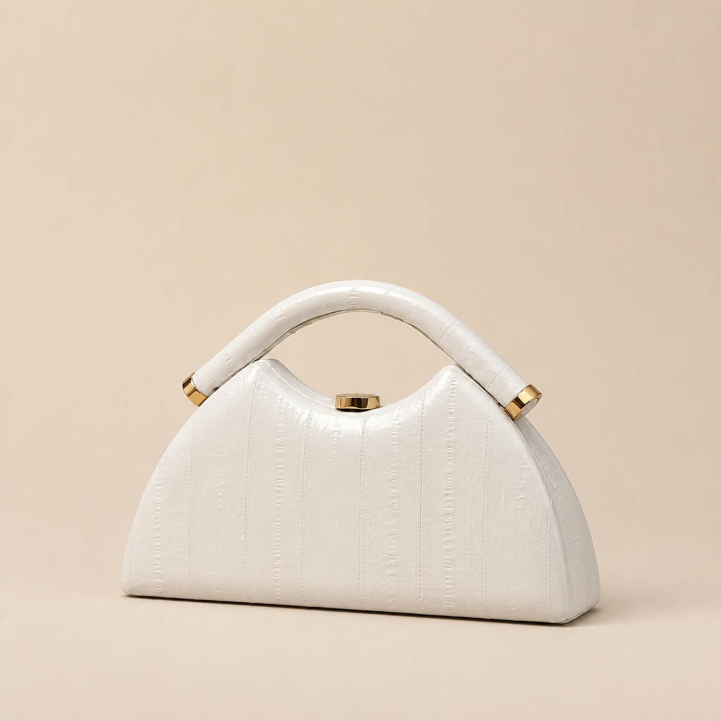 Liesl | Womens Handbag Shoulder Crossbody Evening Bag, White