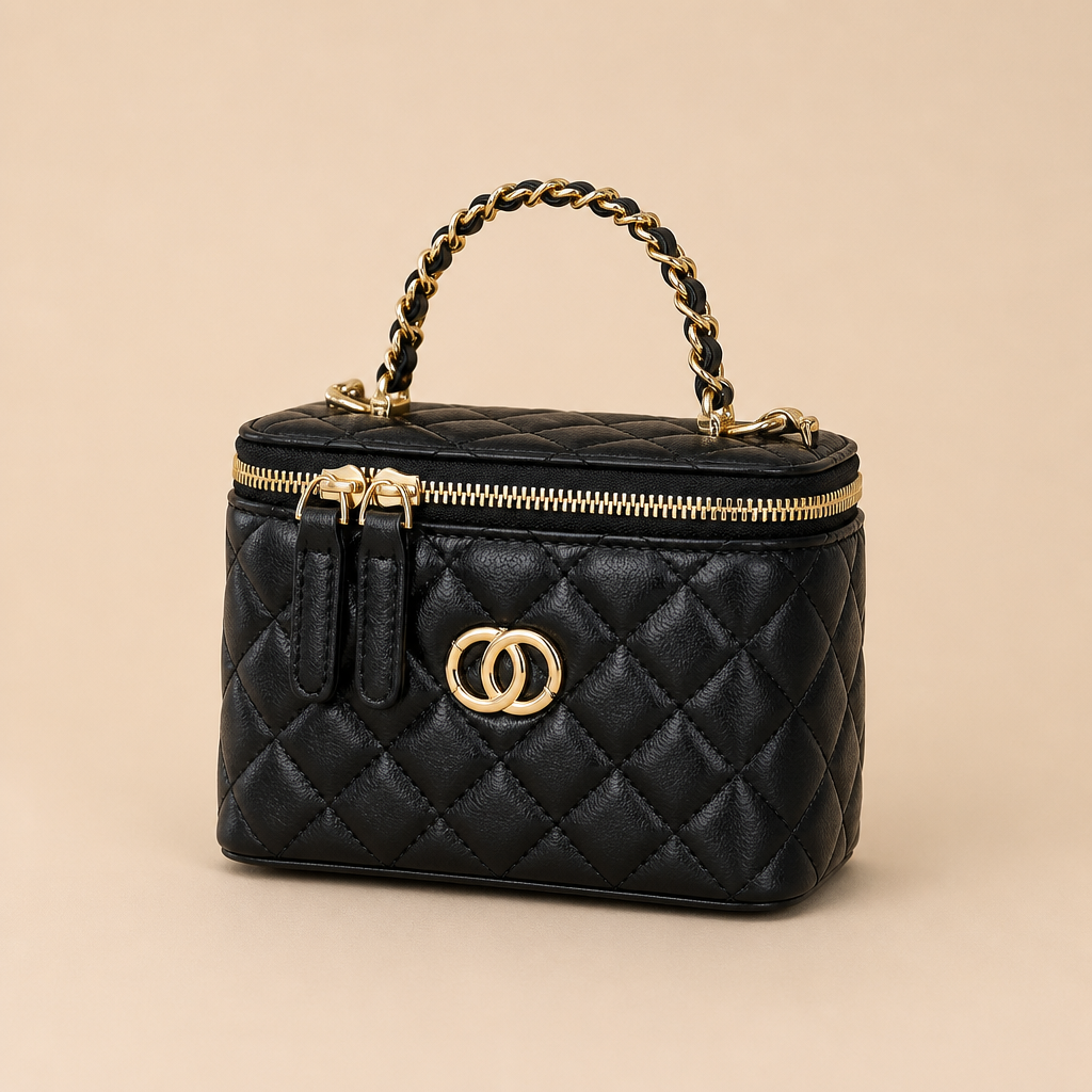 Lowen | Womens Crossbody Bag Shoulder Bag Handbag, Black Gold
