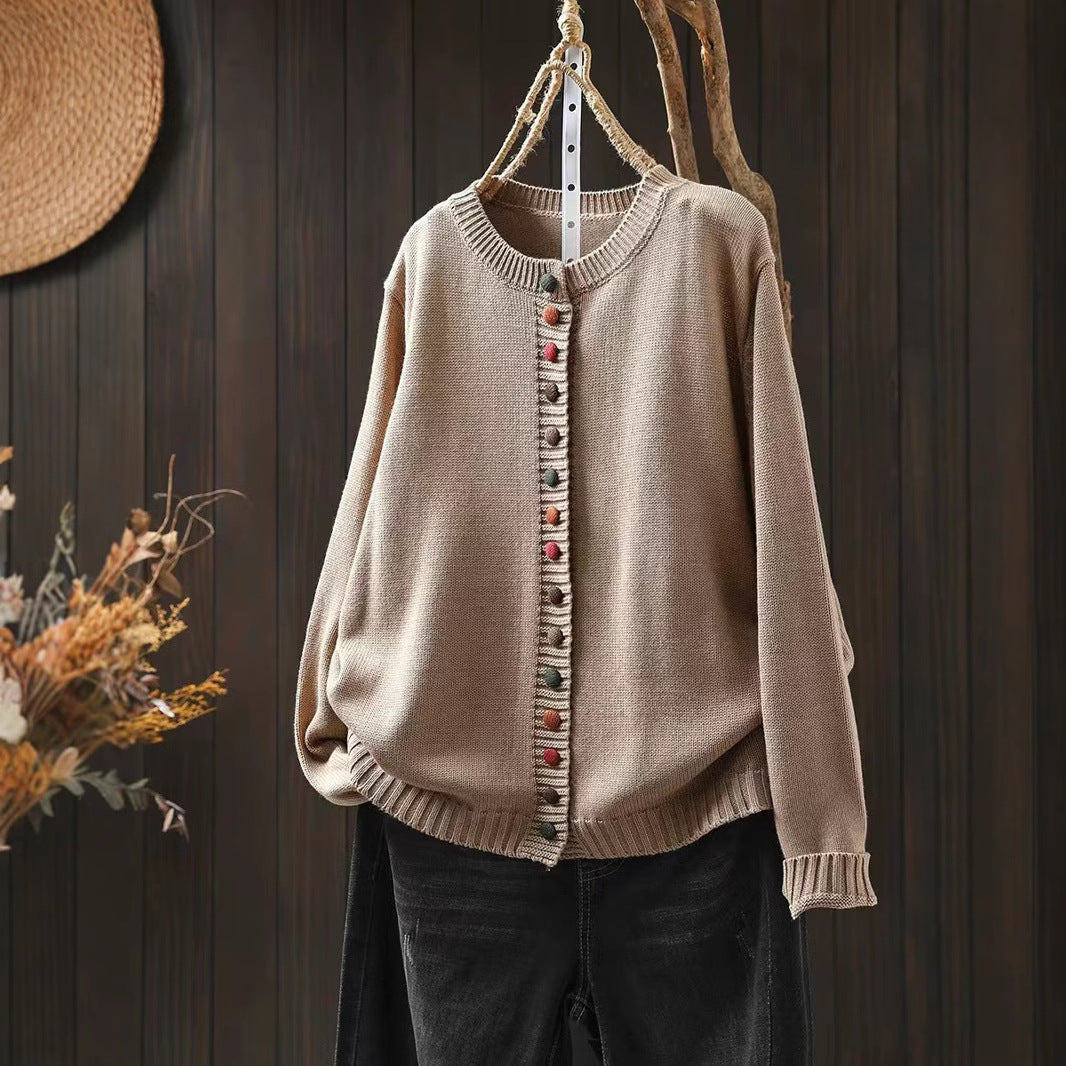 Maren | Womens Button Front Knit Cardigan - 4
