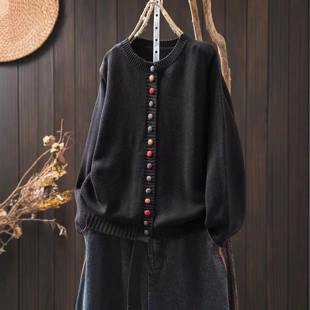 Maren | Womens Button Front Knit Cardigan - 5