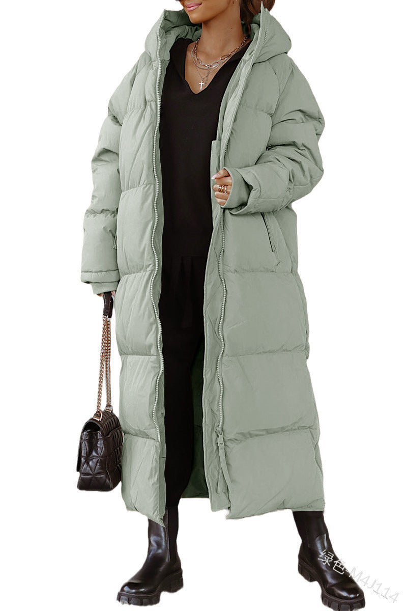 Maren | Womens Long Hooded Puffer Winter Coat - 1