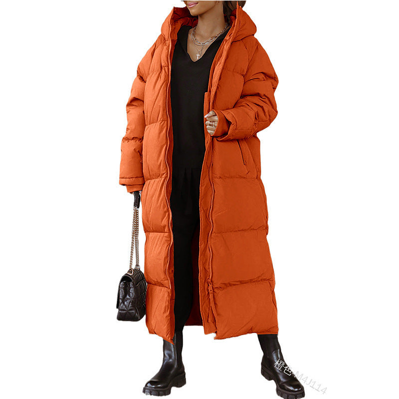 Maren | Womens Long Hooded Puffer Winter Coat - 4