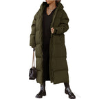 Maren | Womens Long Hooded Puffer Winter Coat - 5