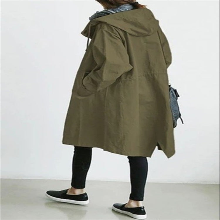 Margaux | Womens Belted Double Breasted Wool Trench Coat - 4