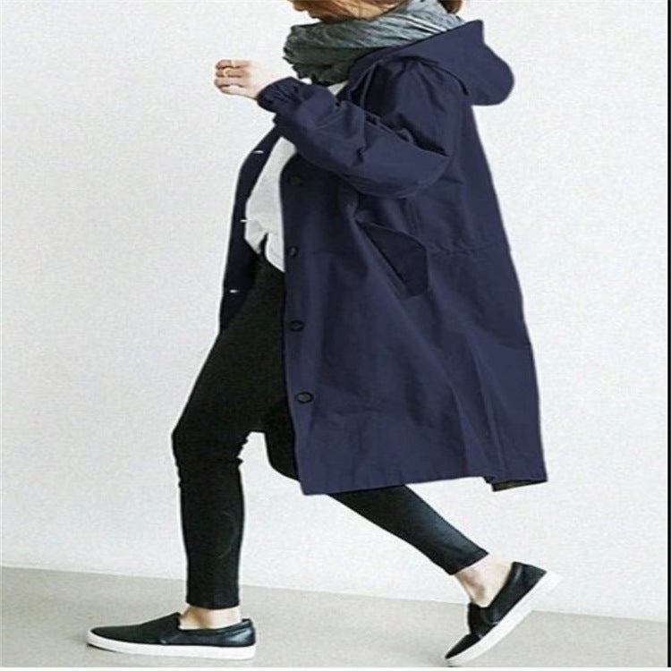 Margaux | Womens Belted Double Breasted Wool Trench Coat - 5