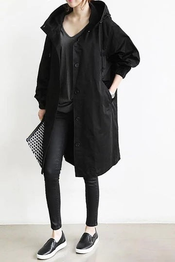 Margaux | Womens Belted Double Breasted Wool Trench Coat - 9