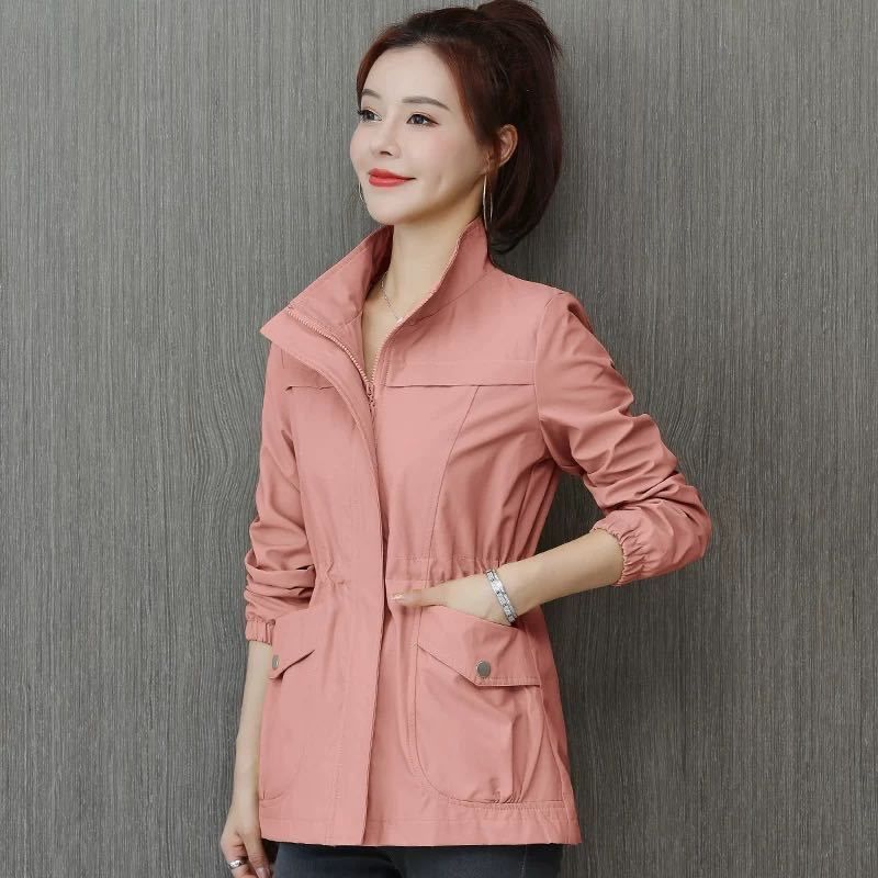Marguerite | Womens Drawstring Waist Wool Blend Coat - 3