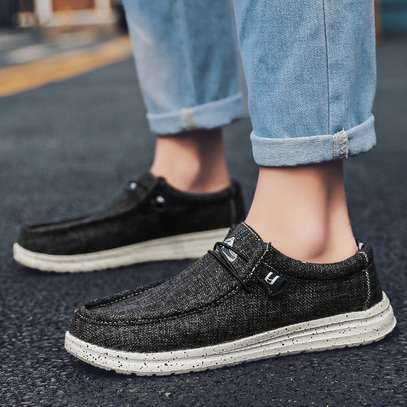Marlo | Mens Slip On Canvas Loafers Casual Shoes - 1