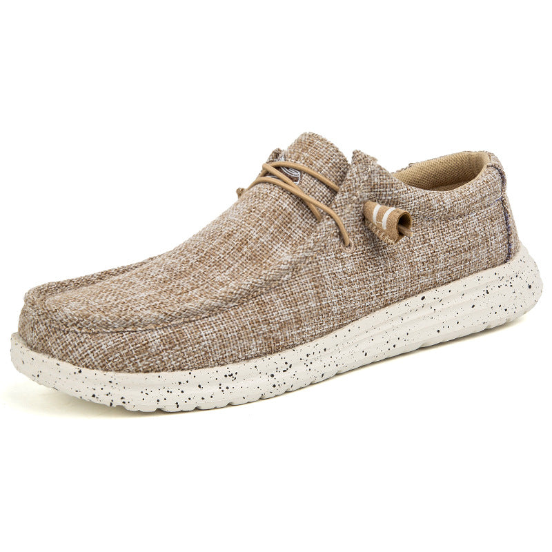 Marlo | Mens Slip On Canvas Loafers Casual Shoes - 8