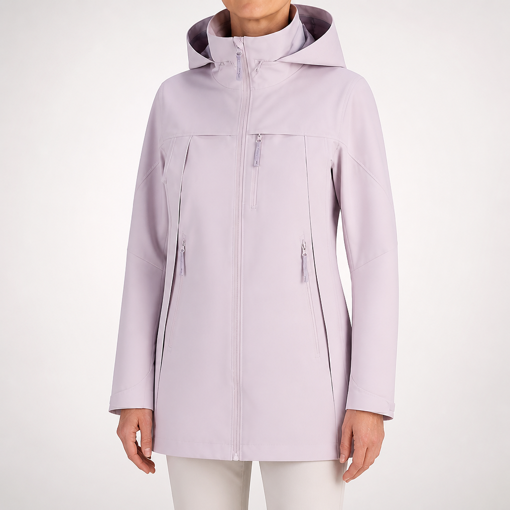 Merrick | Womens Waterproof Jacket Windproof Hooded Ski Outdoor Coat, Purple