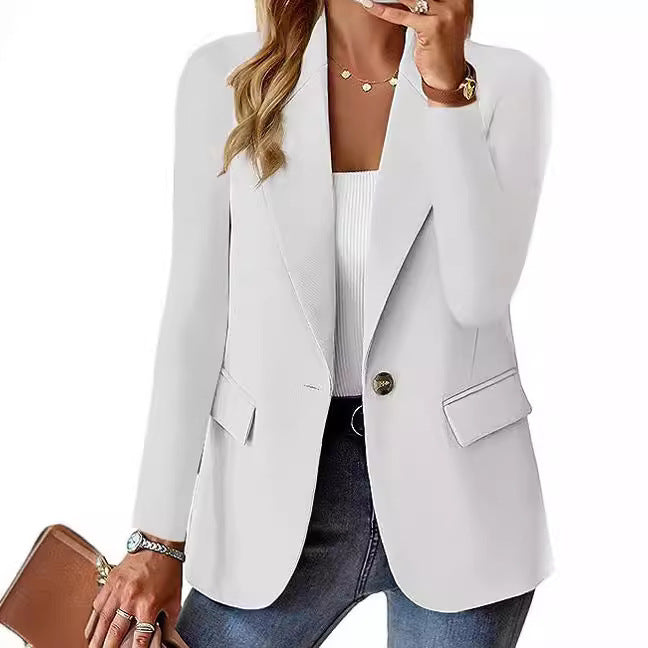 Nadine | Womens Long Sleeve Cardigan Blazer - 2