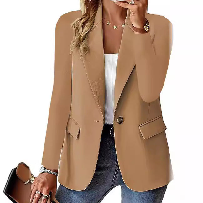 Nadine | Womens Long Sleeve Cardigan Blazer - 4