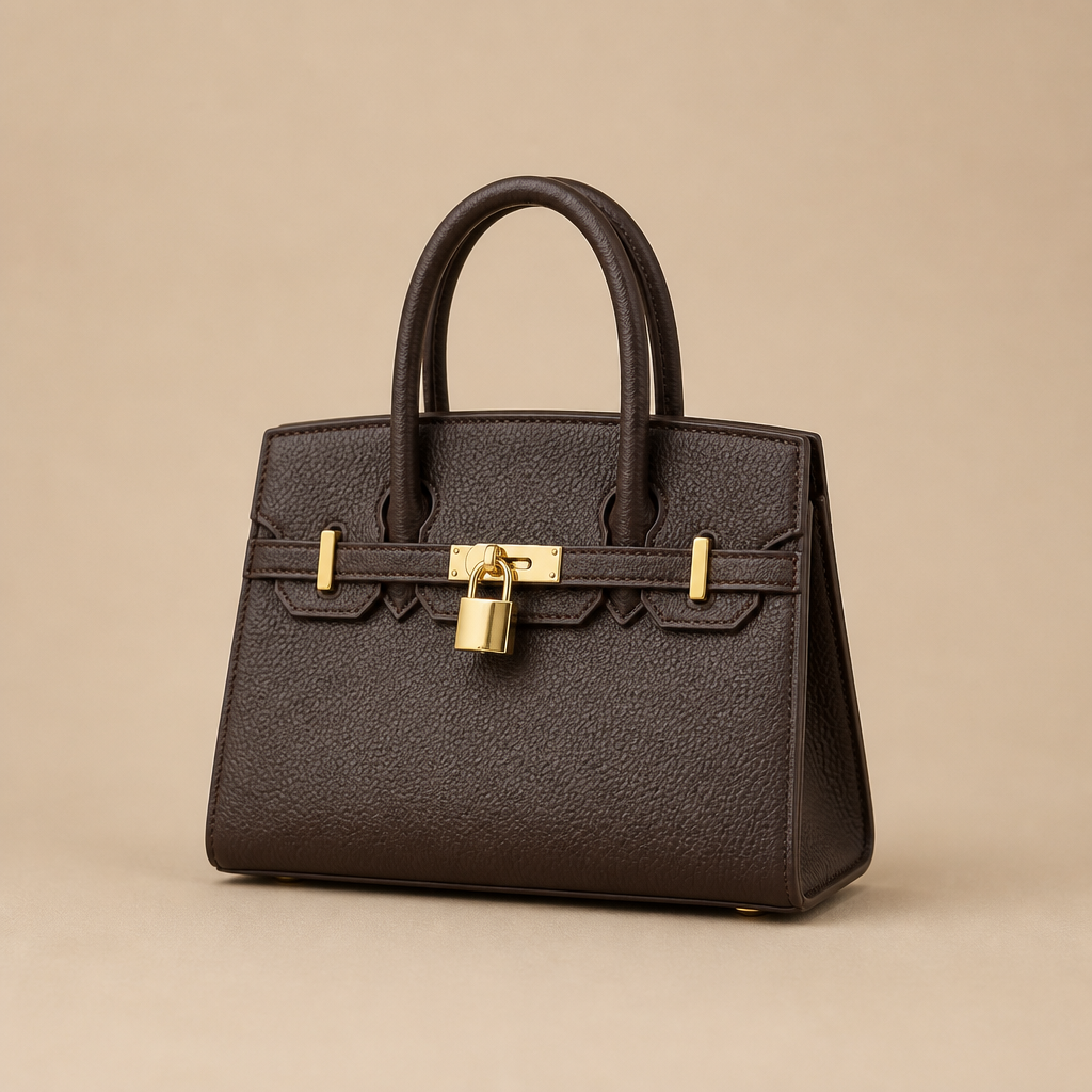 Nia | Womens Crossbody Bag Shoulder Bag Handbag, Design 1 (coffee brown)