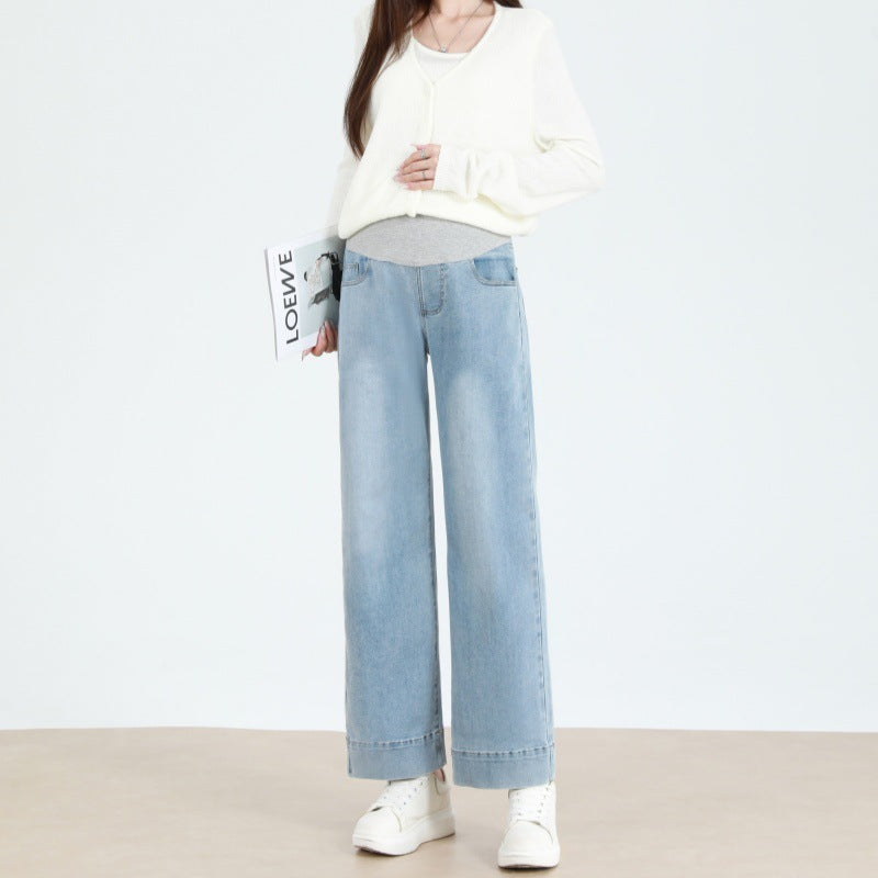 Noelle | Womens Maternity High Stretch Wide Leg Jeans - 3