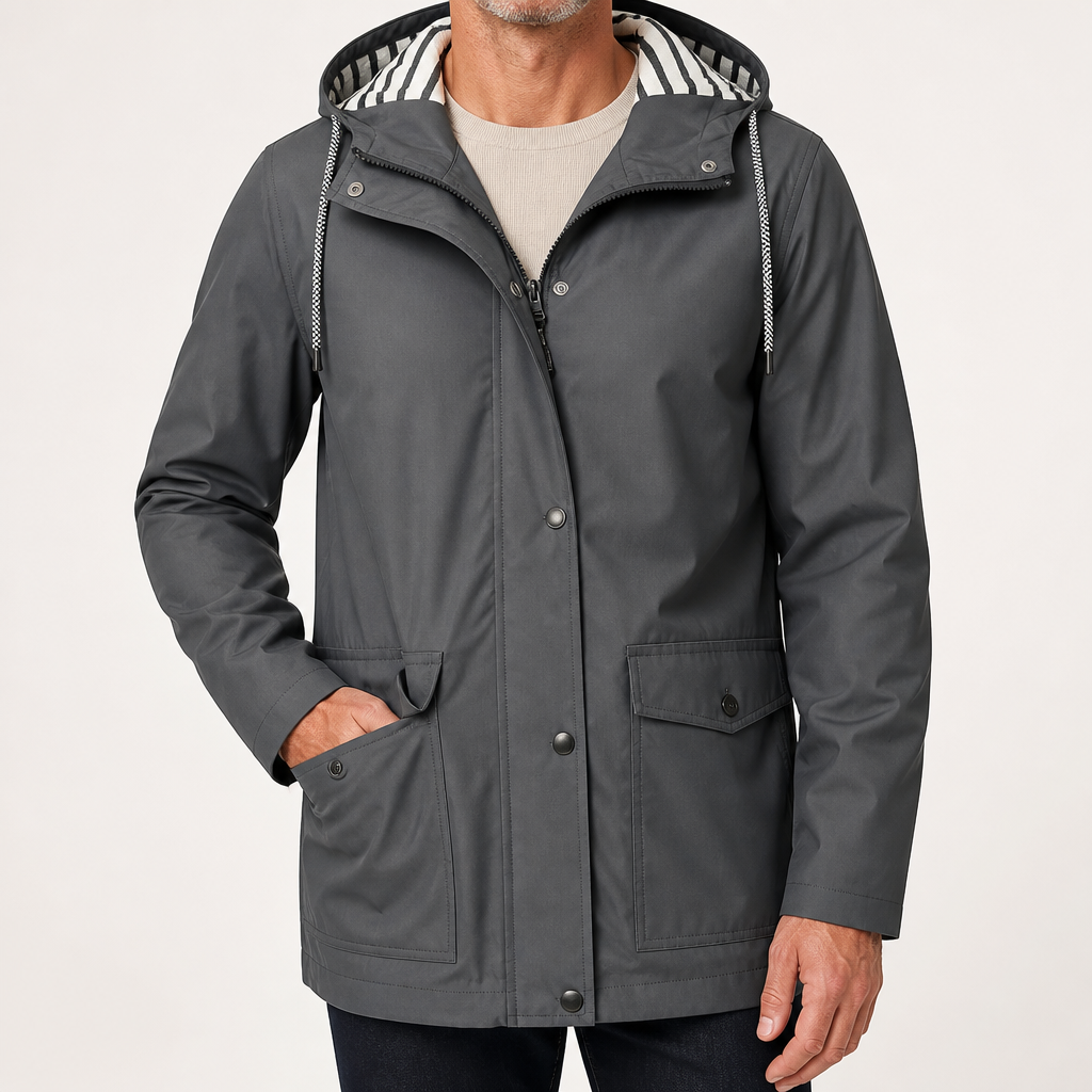 Octavian | Mens Waterproof Outdoor Mountaineering 3-In-1 Rain Jacket, Grey