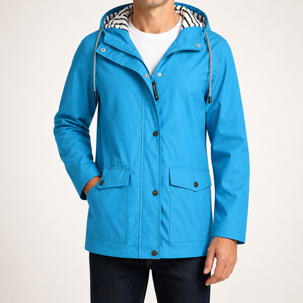 Octavian | Mens Waterproof Outdoor Mountaineering 3-In-1 Rain Jacket, Light Blue