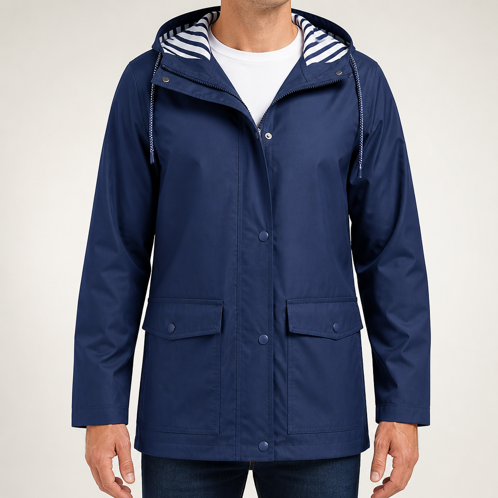 Octavian | Mens Waterproof Outdoor Mountaineering 3-In-1 Rain Jacket, Navy