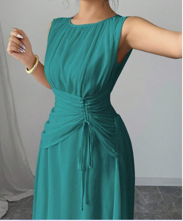 Odette | A Line Chiffon Maxi Wedding Guest Summer Dresses - 4