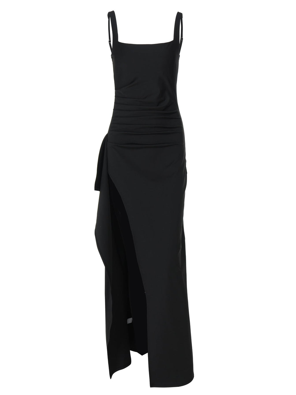 Ondine | Womens Strapless Backless High Slit Maxi Wedding Guest Dresses - 5