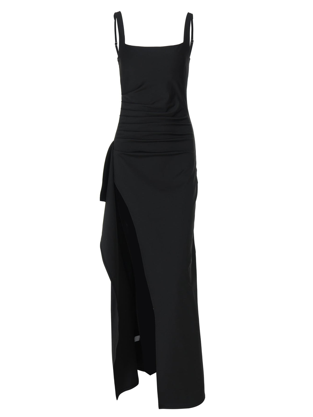 Ondine | Womens Strapless Backless High Slit Maxi Wedding Guest Dresses - 5