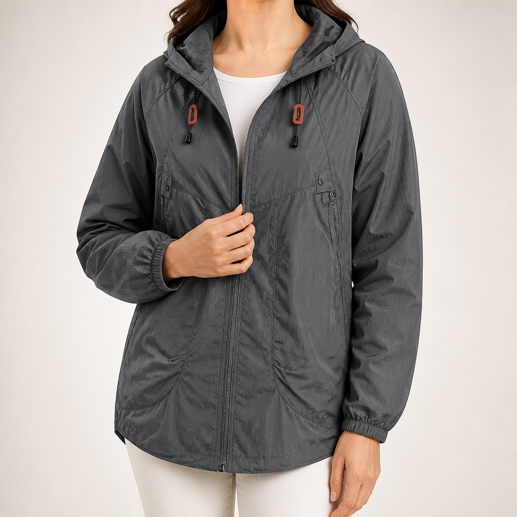 Orin | Womens Jacket Casual Zip Up Outdoor Jacket, Gray