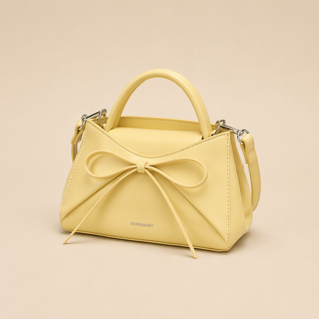 Osborn | Womens Crossbody Bag Bow Shoulder Handbag Large Capacity, Yellow