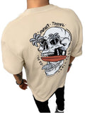 Peregrine | Mens Retro Pattern Print Short Sleeve T Shirt - Design 1