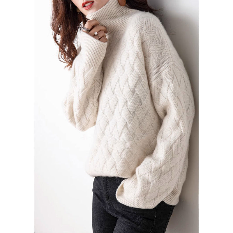 Pernille | Womens Turtleneck Knitted Jumper - 4