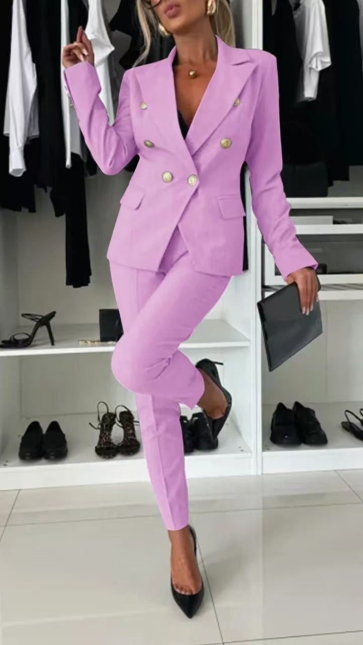 Priscilla | Womens Casual Slim Fit Blazer Down Jacket - 10