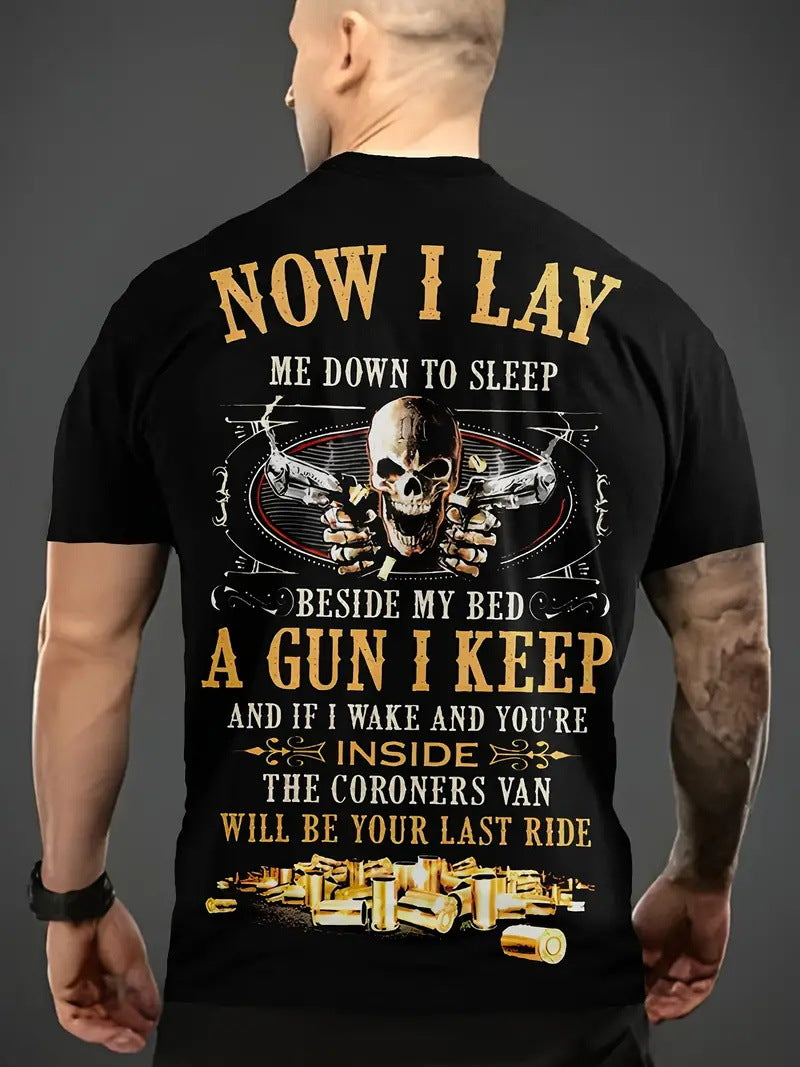 Quentin | Mens 3D Print Graphic Short Sleeve T Shirt - Design 2