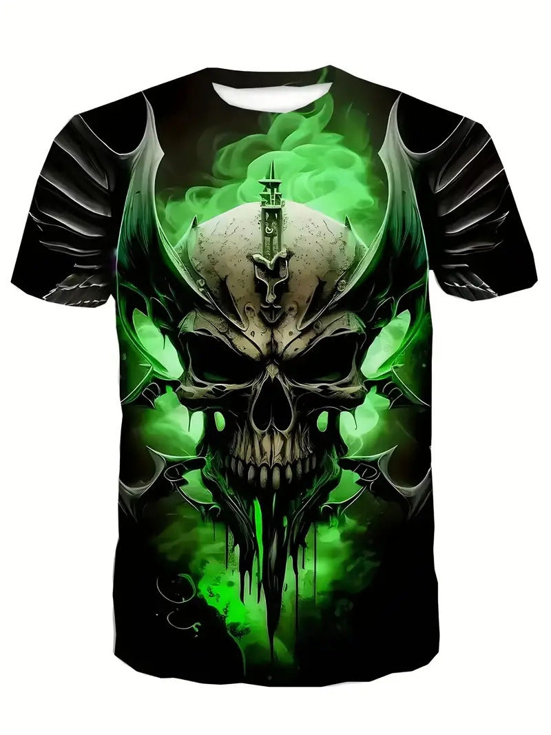 Quentin | Mens 3D Print Graphic Short Sleeve T Shirt - Design 5